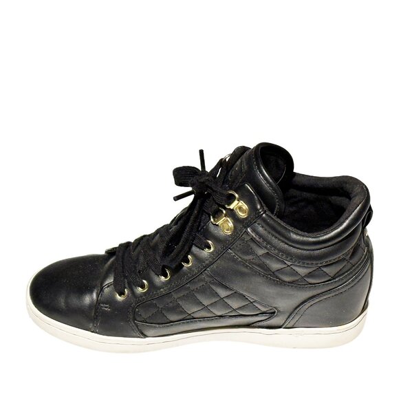 G by Guess Dayna Black Sneakers Women Size 8 - Picture 3 of 6